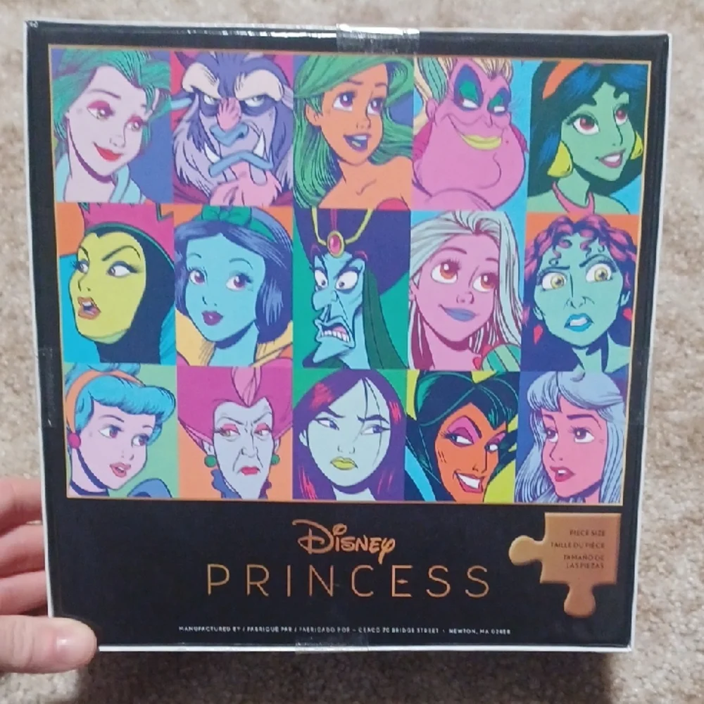 Disney Princess Colorful Character Puzzle - Picture 2 of 5